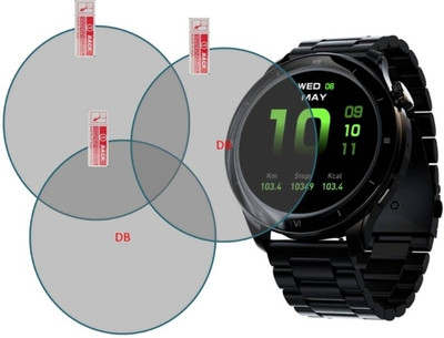 KHWABEEDA Tempered Glass Guard for PEBBLE VAULT SMART WATCH (PACK OF 3)(Pack of 3)