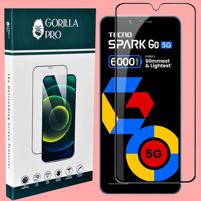 GORILLA PRO Tempered Glass Guard for Tecno Spark Go 5G, Spark GO 5G(Pack of 1)