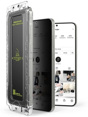 Ringke Tempered Glass Guard for Samsung Galaxy S25 Plus, Easy Slide Glass(Pack of 2)