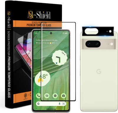 MS-Shield Tempered Glass Guard for Google Pixel 7 5G, With Camera Lens Protector(Pack of 1)