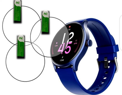 DB Tempered Glass Guard for BOAT LUNAR VISTA SMART WATCH TEMPERED GLASS ( PACK OF 3)(Pack of 3)