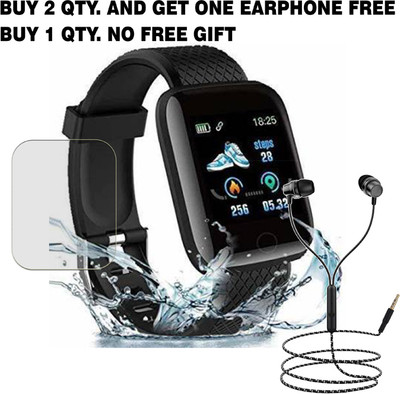 SOMTONE Tempered Glass Guard for ENMORA Smartwatch BUY 2 QTY AND GET ONE EARPHONE FREE(Pack of 1)