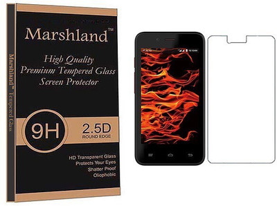 MARSHLAND Tempered Glass Guard for Reliance Jio LYF Flame 4(Pack of 1)