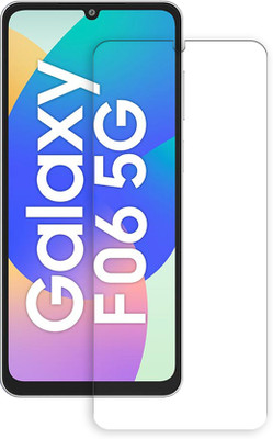 SOMTONE Tempered Glass Guard for Samsung Galaxy F06 5G FRONT Tempered Glass Screen Protector | Anti-Scratch | Edge to Edge Full Coverage | 9H Hardness | Screen Guard(Pack of 1)