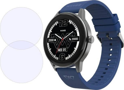 MUTAALI Tempered Glass Guard for wings platinum Smartwatch(Pack of 2)
