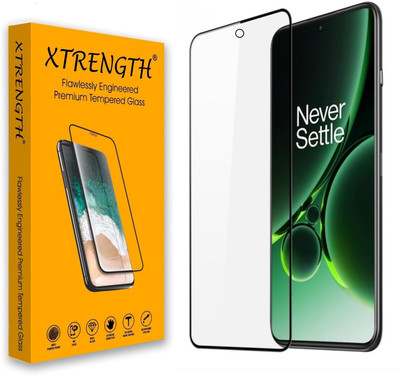 XTRENGTH Tempered Glass Guard for OnePlus Nord 3 5G, OnePlus Nord CE 3 5G, Edge to Edge Screen Protector with Easy Self Installation Kit(Pack of 1)