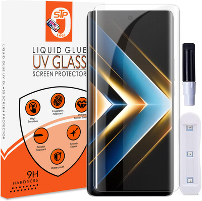 Maxboost Tempered Glass Guard for Motorola G85 5G, Moto Edge 50 Fusion Premium Technology UV Glass(Pack of 1)