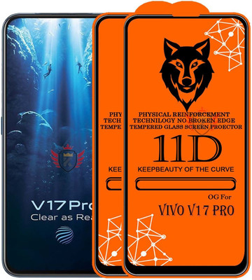KING COVERS Tempered Glass Guard for VIVO-V17 PRO(Pack of 2)