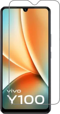 BRENZZ Tempered Glass Guard for vivo Y100 5G, VIVO Y100(Pack of 1)