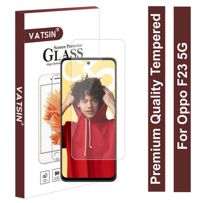 Vatsin Tempered Glass Guard for Oppo A58(Pack of 1)