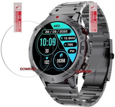 DB Tempered Glass Guard for Fire Boltt Grenade 1.39 Smartwatch(Pack of 2)