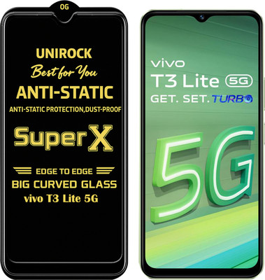 Unirock Tempered Glass Guard for vivo T3 Lite 5G(Pack of 1)