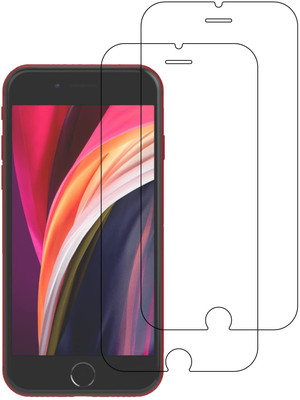 KARTRAY Tempered Glass Guard for APPLE iPhone SE 2022, APPLE iPhone SE 2020(Pack of 2)