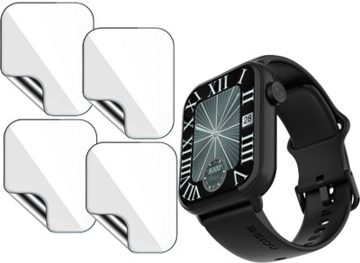 MUTAALI Tempered Glass Guard for Noise ColorFit Mighty Smartwatch(Pack of 4)