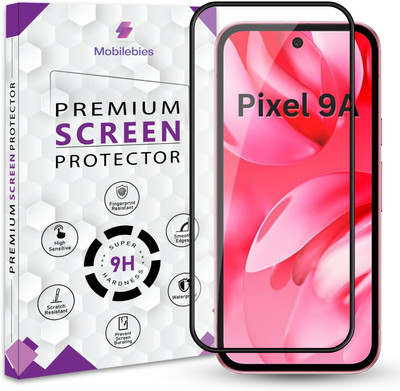 Mobilebies Tempered Glass Guard for Google Pixel 9A 5G Premium Screen Protector Guard with Easy Installation Kit(Pack of 1)