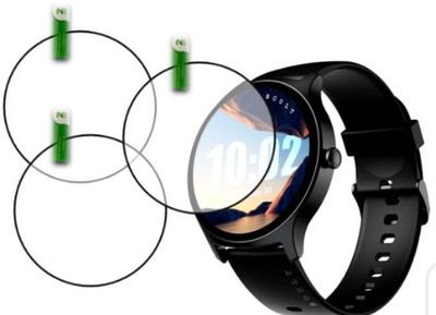 DOWRVIN Tempered Glass Guard for BOULT ROVER PRO 1.43 SMART WATCH TEMPERED GLASS (PACK OF 3)(Pack of 3)