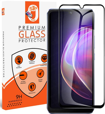 STP FEEL Edge To Edge Tempered Glass for Samsung Galaxy F34 5G, Galaxy F34 Premium Screen Protector Guard with Easy Installation Kit(Pack of 1)