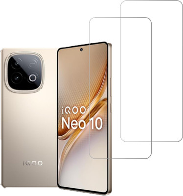 VAYUVAULT Tempered Glass Guard for Iqoo Neo 10, Tempered Glass(Pack of 2)