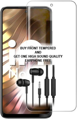 ARBAN Tempered Glass Guard for Micromax IN Note 2 FRONT TEMPERED GLASS BUY AND GET ONE HIGH SOUND QUALITY EARPHONE FREE(Pack of 1)