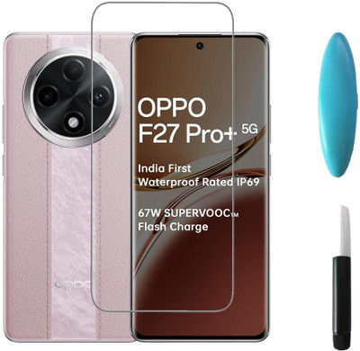 AKSHUD Tempered Glass Guard for OPPO F27 Pro+, OPPO F27 Pro Plus(Pack of 1)