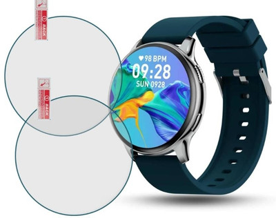 DOWRVIN Tempered Glass Guard for PEBBLE COSMOS LUXE 2.0 SMART WATCH( PACK OF 2)(Pack of 2)