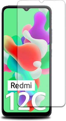 Dainty TECH Tempered Glass Guard for Redmi 12C, REDMI 12C(Pack of 1)