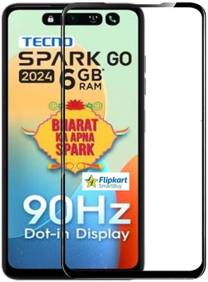 Flipkart SmartBuy Tempered Glass Guard for Tecno Spark Go 2024(Pack of 1)