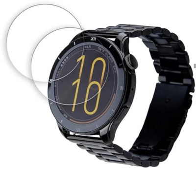 DB Tempered Glass Guard for SHARQ TITANIUM GOLD (R) SMART WATCH TEMPERED GLASS (PACK OF 2)(Pack of 2)