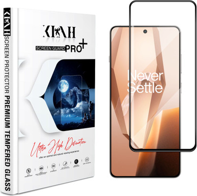 KLAH Tempered Glass Guard for OnePlus 13R 5G, High Transparency HD+ Glass Protection(Pack of 1)