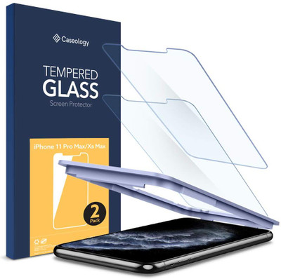 Caseology Tempered Glass Guard for iPhone 11 Pro Max(Pack of 2)