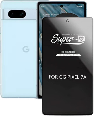 Mersal Edge To Edge Tempered Glass for Google Pixel 7a(Pack of 1)