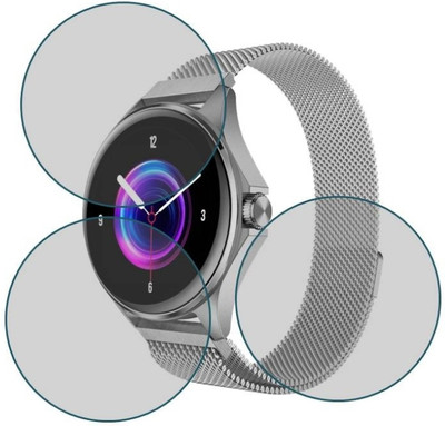 KHWABEEDA Tempered Glass Guard for BEATXP NUKE 1.32 SMART WATCH TEMPERED GLASS (PACK OF 3)(Pack of 3)