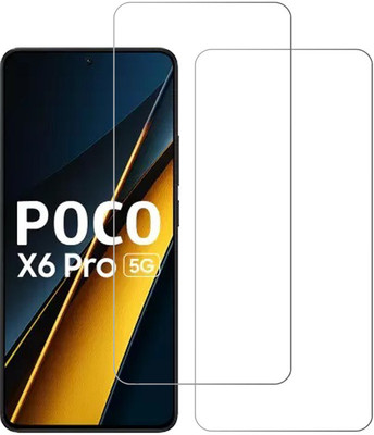 KARTRAY Tempered Glass Guard for Poco X6 Pro 5G(Pack of 2)