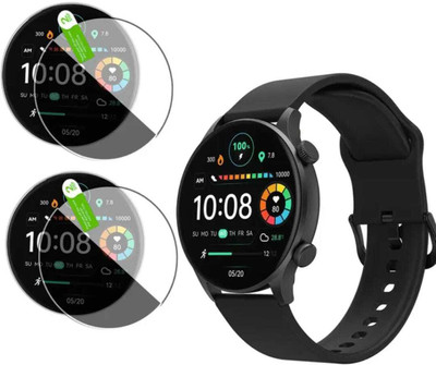 KHWABEEDA Tempered Glass Guard for HAYLOU SOLAR PLUS RT3 SMART WATCH TEMPERED GLASS (P-2)(Pack of 2)