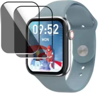ICROMECK Tempered Glass Guard for Pebble Frost 1.87 inch BT Calling smartwatch(Pack of 2)