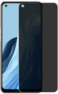 VOSKI Tempered Glass Guard for Oppo F21 Pro 4G Full Coverage Anti-Spy 9H Hardness Screen Protector(Pack of 1)