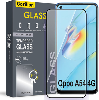 Gorilion Tempered Glass Guard for Oppo A54(Pack of 1)