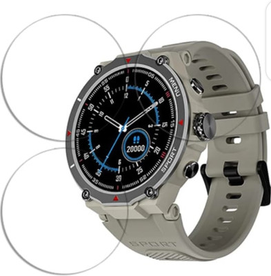 ZIDZEE Tempered Glass Guard for NOISE FORCE 1.32 SMART WATCH TEMPERED GLASS (PACK OF 3)(Pack of 3)