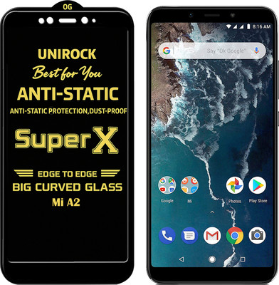 Unirock Tempered Glass Guard for Mi A2(Pack of 1)