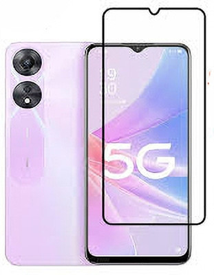 ASMANTIC Tempered Glass Guard for Oppo A58 5G(Pack of 1)