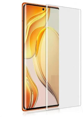 YAFILO Tempered Glass Guard for Tecno Phantom X2 Curved Tempered Glass Full Adhesive Glue Full Screen Coverage - Easy Fit(Pack of 1)