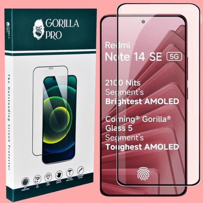 GORILLA PRO Tempered Glass Guard for REDMI Note-14 SE 5G(Pack of 1)