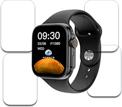 MUTAALI Tempered Glass Guard for Hammer Pulse X smart watch(Pack of 4)