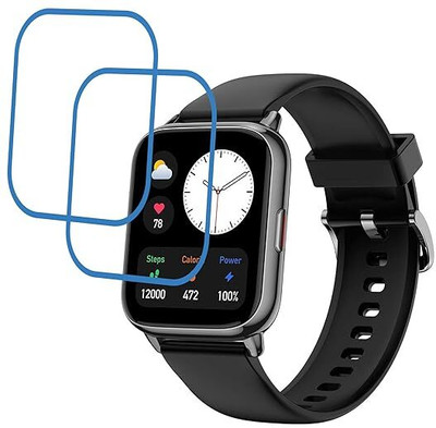 Aaruteck Tempered Glass Guard for Protective Clear Unbreakable Smartwatch Screen Protector for Amazfit Pop 2(Pack of 2)