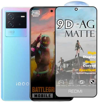 FAIYER BEAT Tempered Glass Guard for Premium matte Tempered Glass For vivo iqoo neo 6(matte finish,Pack Of 1) Advanced gaming matte Full Screen Coverage Screen Protector for vivo iqoo neo 6(Pack of 1)
