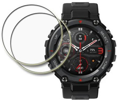 MUTAALI Tempered Glass Guard for Amazfit T-Rex Pro smartwatch(Pack of 2)