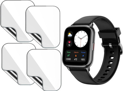MUTAALI Tempered Glass Guard for Amazfit Pop 2 Smartwatch(Pack of 4)
