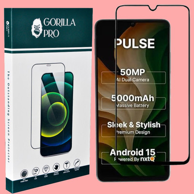 GORILLA PRO Tempered Glass Guard for Ai+ Pulse, Ai+ Pulse 4G(Pack of 1)