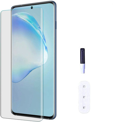 Maxboost Tempered Glass Guard for Samsung Galaxy Note 10 Plus Advanced UV Strong Tempered Glass With Installation Kit Combo Pack(Pack of 2)