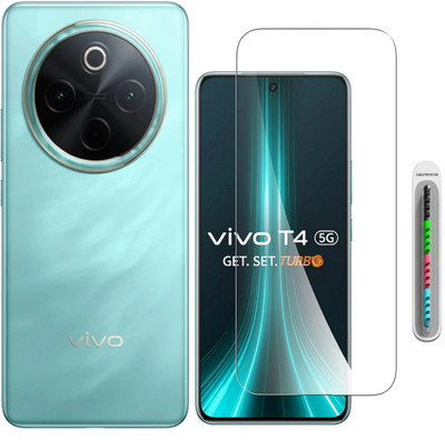 Matte Guard Tempered Glass Guard for Vivo T4 Temper Glass Edge To Edge Screen Guard For Vivo T4 5G Tempered Glass(Pack of 1)